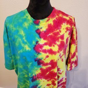 Comfort colors Tie Dye boho style T-shirt 100% cotton Size 2X.